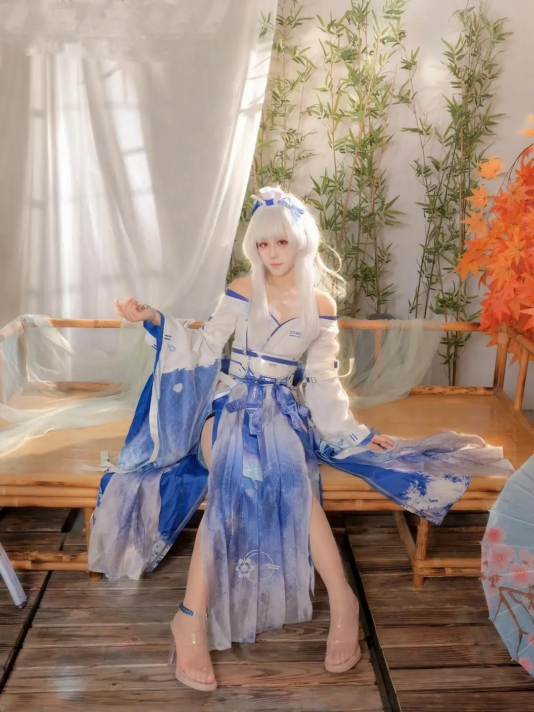 【绯雪cos】鸣潮的二形态演绎，忘换瞳色的小小遗憾 - 第 2 张