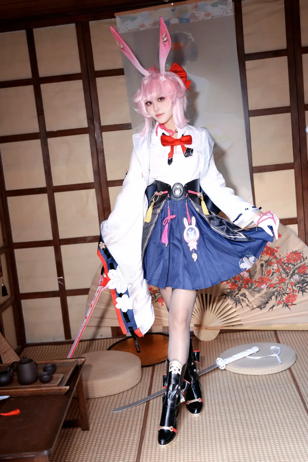 【绯英cos】崩坏星穹铁道樱花庭院里的午后 - 第 3 张