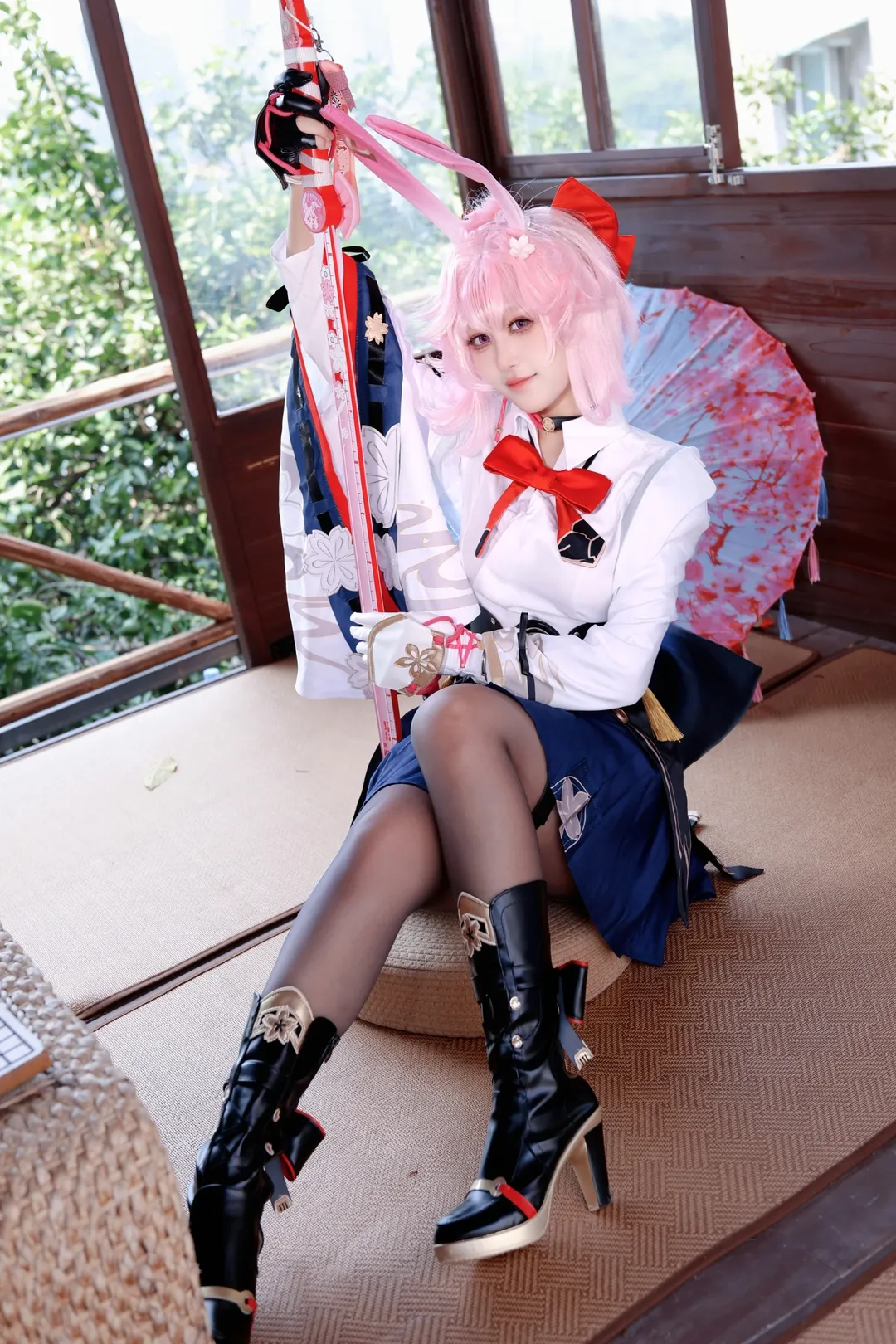【绯英cos】崩坏星穹铁道樱花庭院里的午后