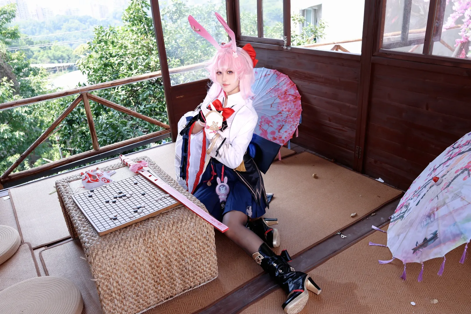 【绯英cos】崩坏星穹铁道樱花庭院里的午后 - 第 8 张