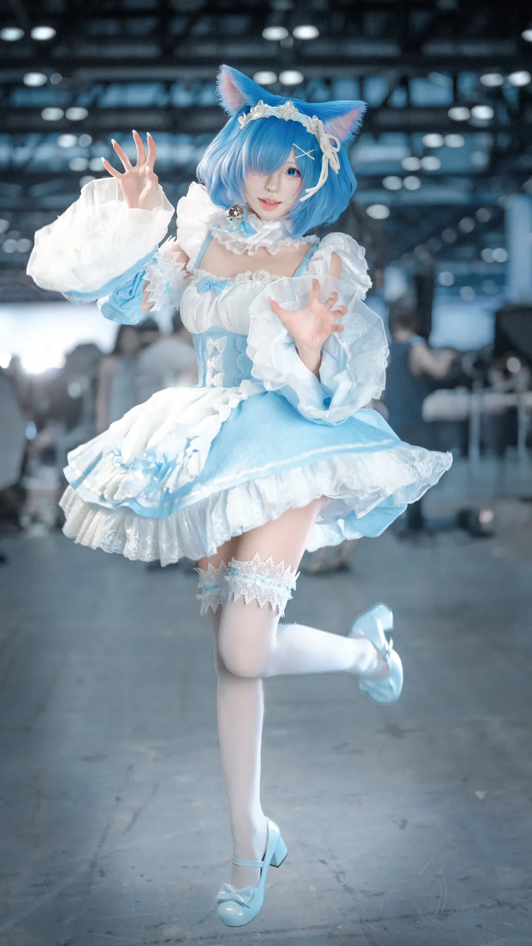 【蕾姆cos】re0的水色女仆场照