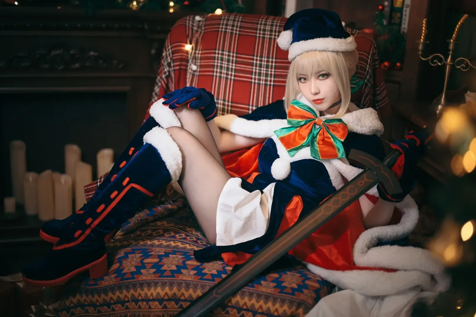 【阿尔托莉雅·潘德拉贡〔Alter〕cos】属于冬日的不列颠女王的威严与俏皮 - 第 1 张