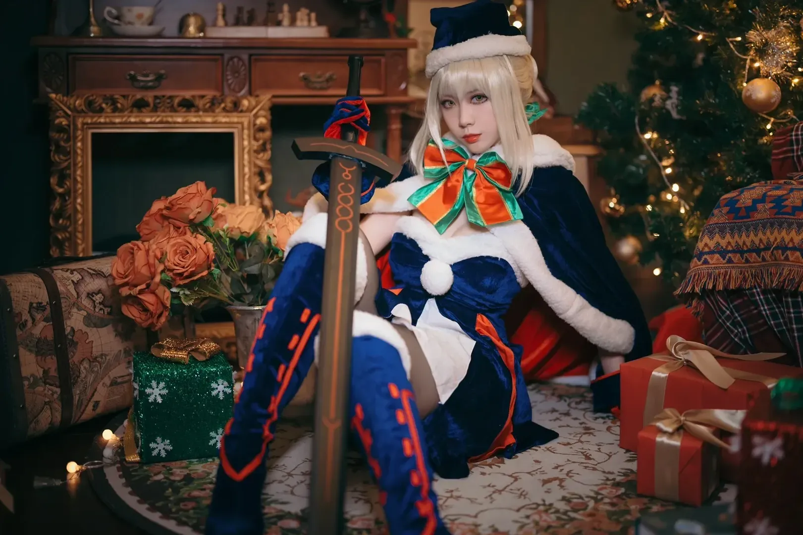 【阿尔托莉雅·潘德拉贡〔Alter〕cos】属于冬日的不列颠女王的威严与俏皮 - 第 5 张