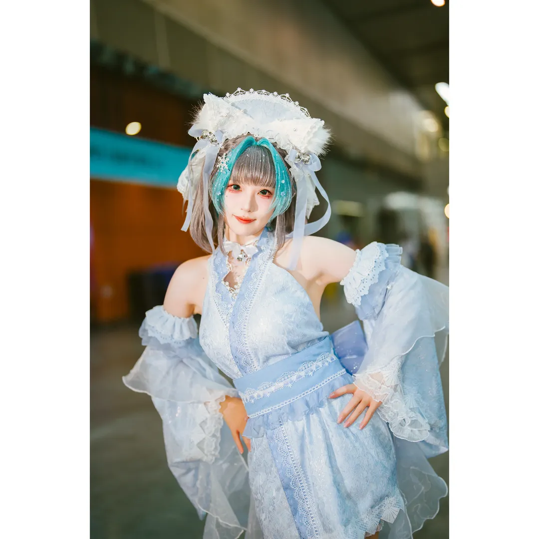 【碧藍航線柴郡cos】五一螢火蟲漫展的藍白幻想 - 第 2 張