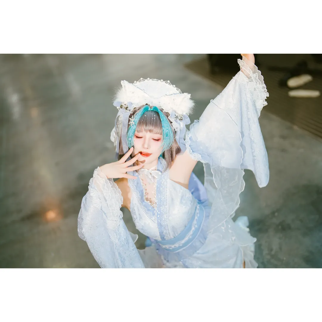 【碧藍航線柴郡cos】五一螢火蟲漫展的藍白幻想 - 第 4 張
