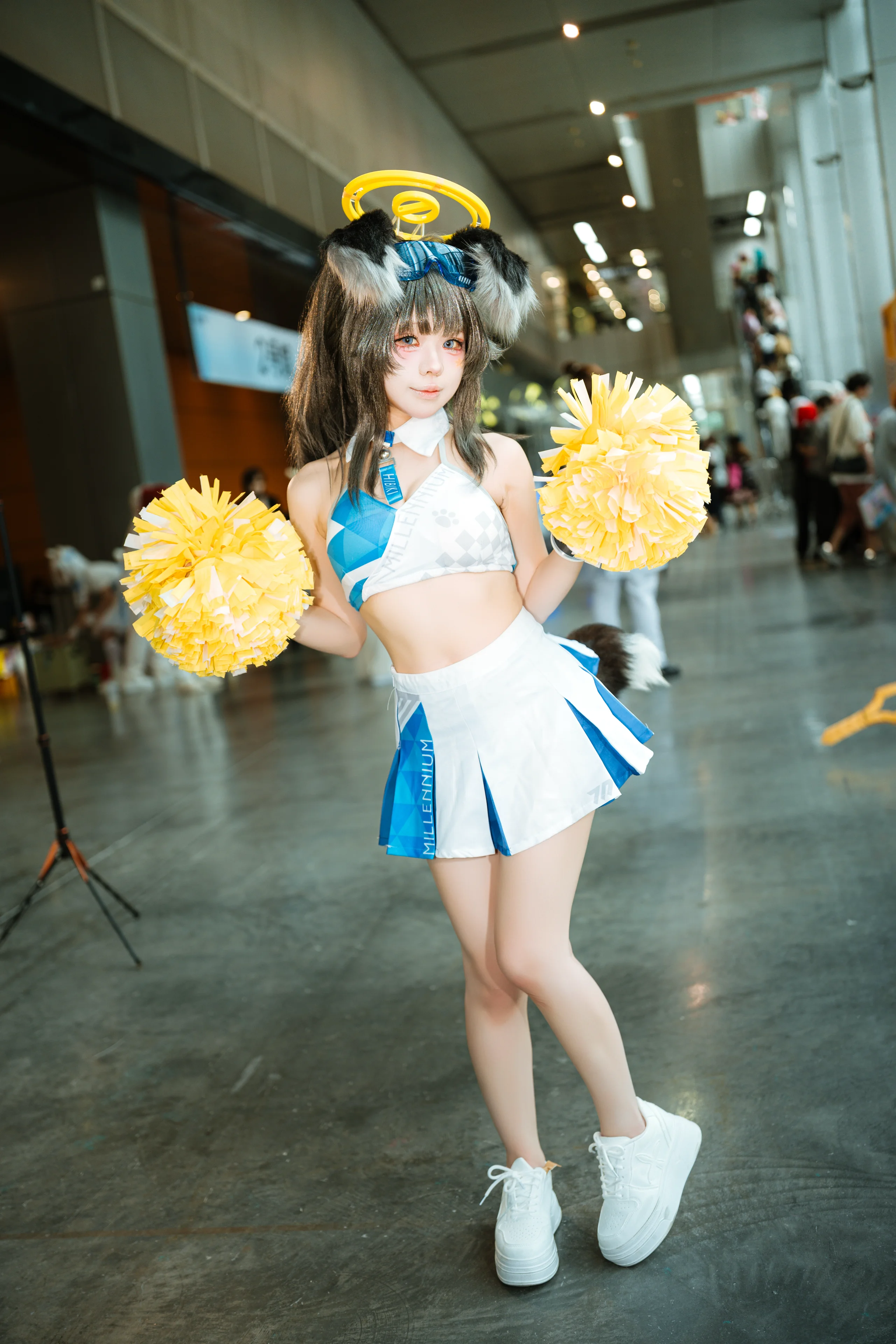 【猫冢响cos】碧蓝档案啦啦队造型萤火虫漫展现场直击 - 第 2 张