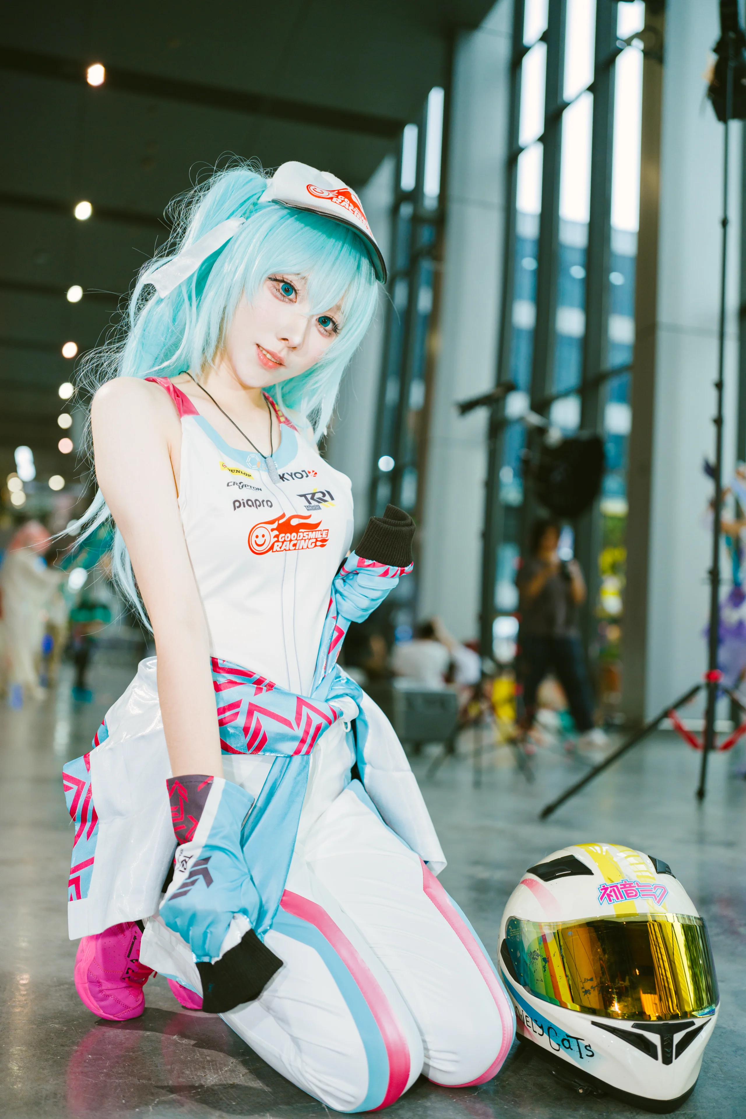 【初音未来cos】赛车初音，在萤火虫漫展的定格 - 第 4 张