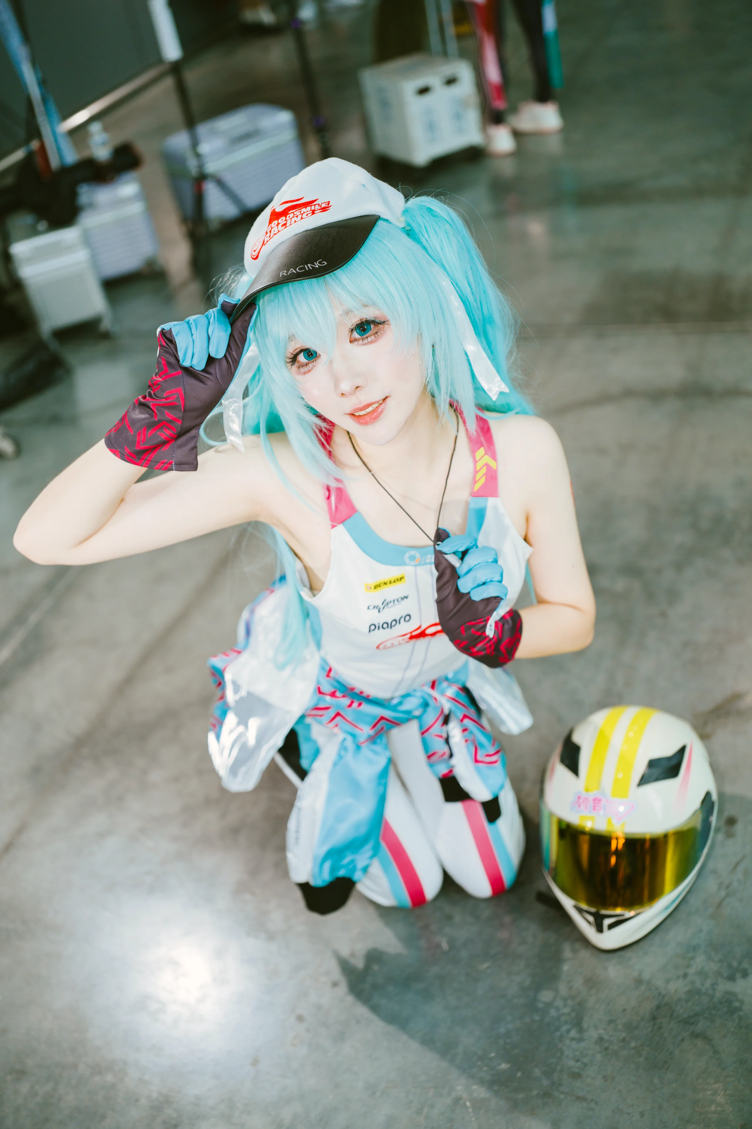 【初音未来cos】赛车初音，在萤火虫漫展的定格 - 第 5 张