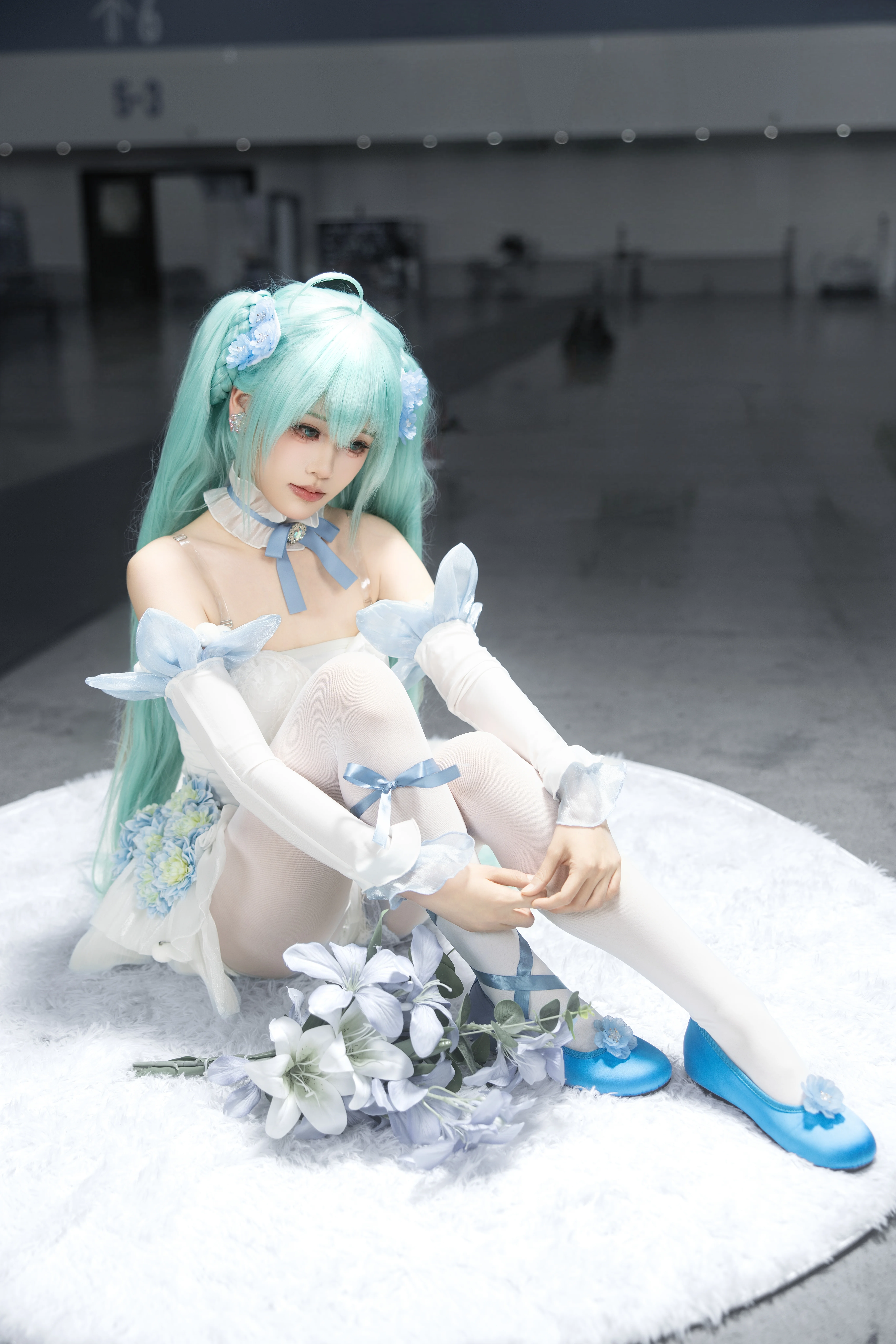 【初音cos】粉蝶花主題的夏日場照記錄 - 第 6 張