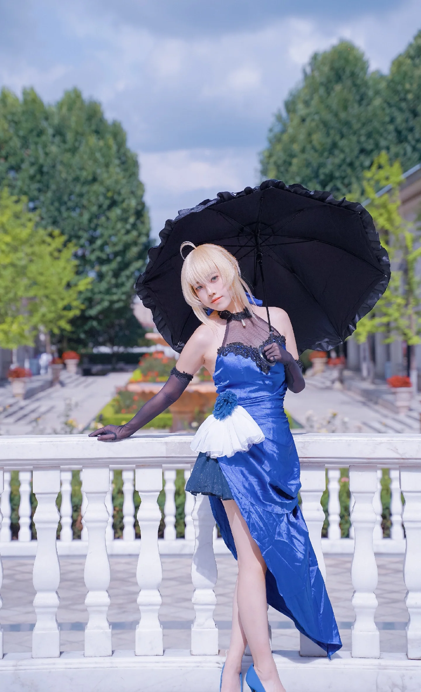 【亚瑟王cos】遵从召唤而来，身着蓝裙的圆桌骑士 - 第 8 张