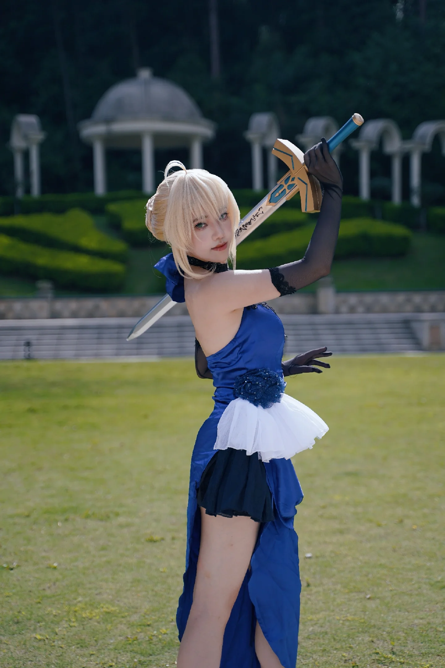 【Saber cos】Fate系列经典礼服造型外景拍摄记录 - 第 5 张