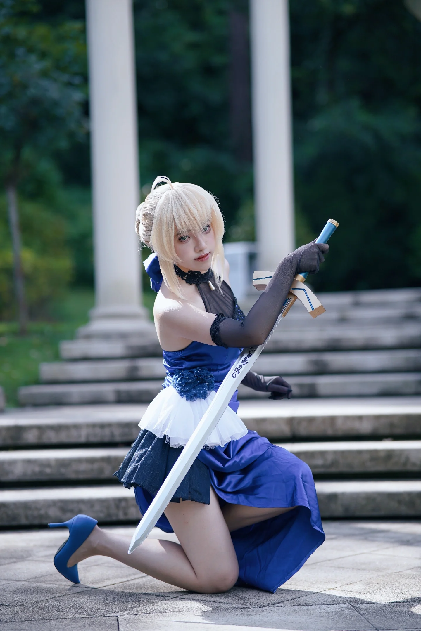 【Saber cos】Fate系列经典礼服造型外景拍摄记录 - 第 6 张