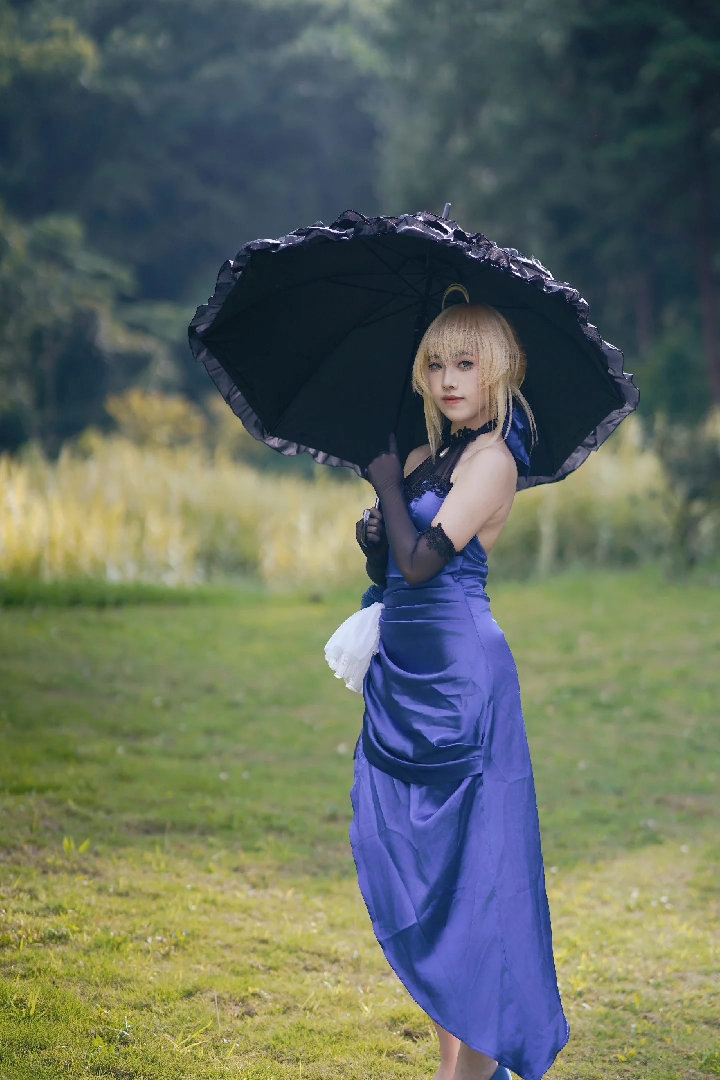 【Saber cos】Fate系列经典礼服造型外景拍摄记录 - 第 7 张