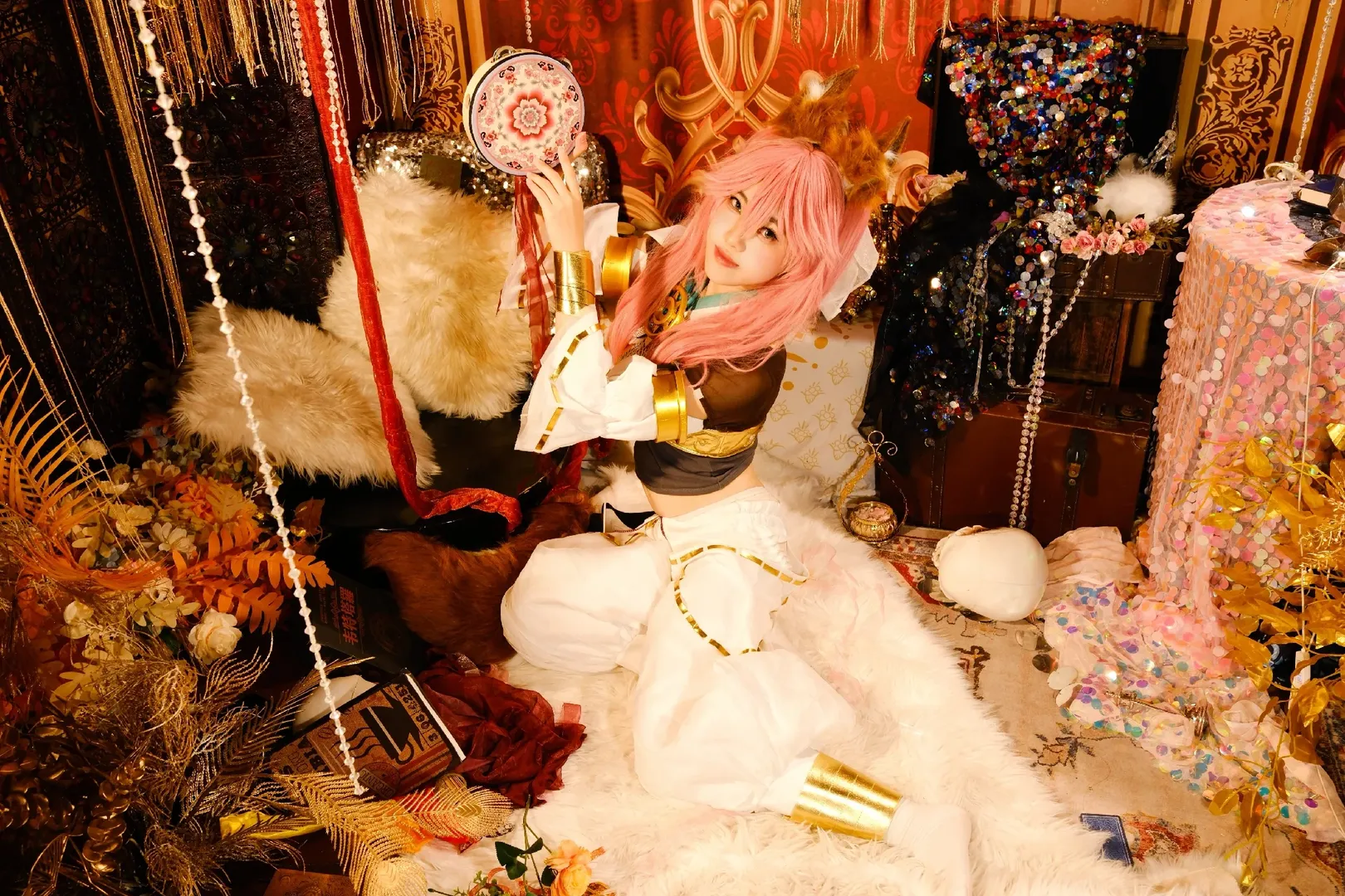 【玉藻前cos】Fate裡的巫女狐Caster，神話禮裝攝人心魄 - 第 2 張