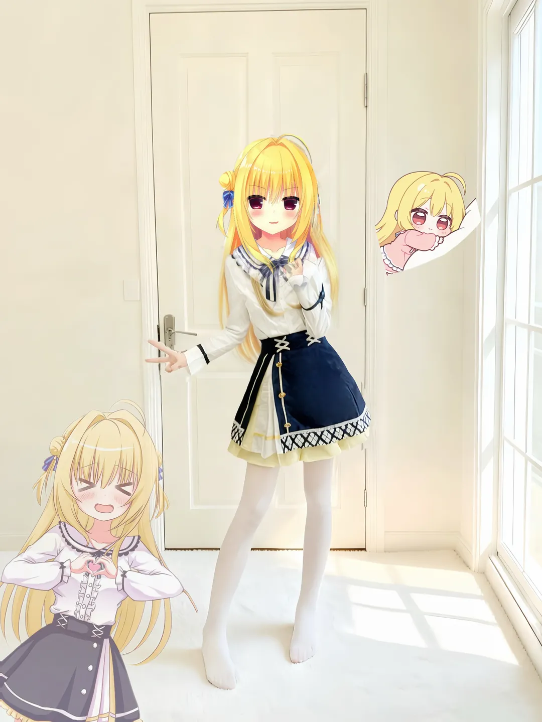 【和泉妃爱cos】灵感满溢的甜蜜创想，换上这套制服重现日常心境 - 第 1 张