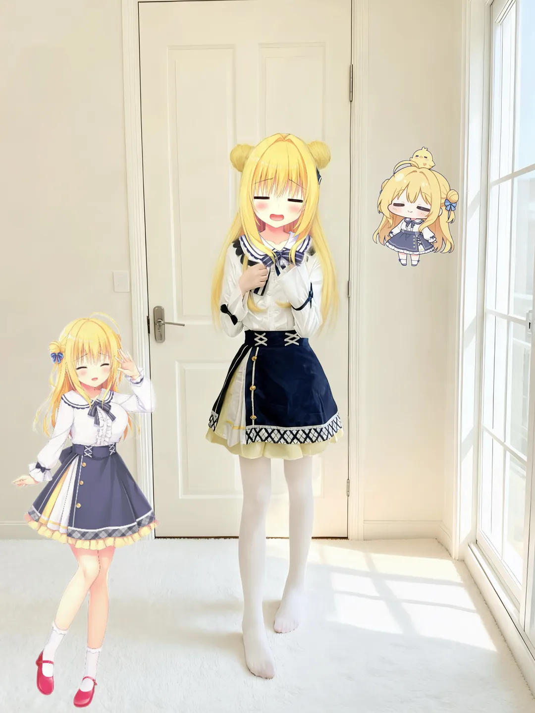 【和泉妃爱cos】灵感满溢的甜蜜创想，换上这套制服重现日常心境