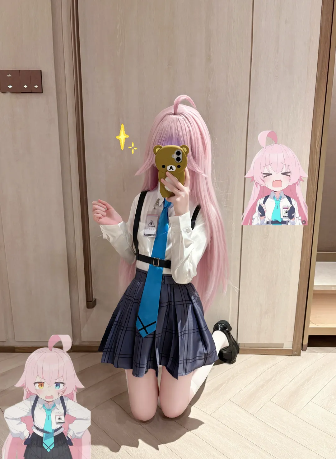 [Takanashi Hoshino cosplay] Blue Archive: Casual home try-on haul - Image 2