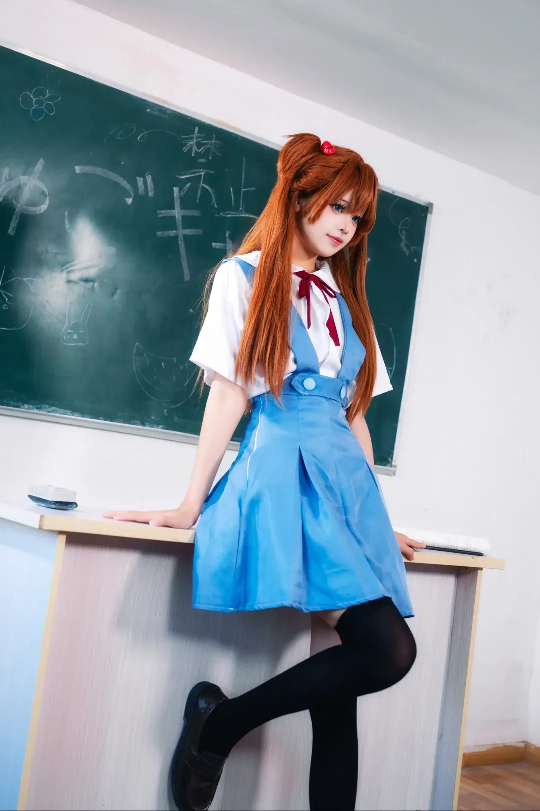 【明日香cos】教室里的傲娇学子，EVA校园风的完美还原 - 第 1 张