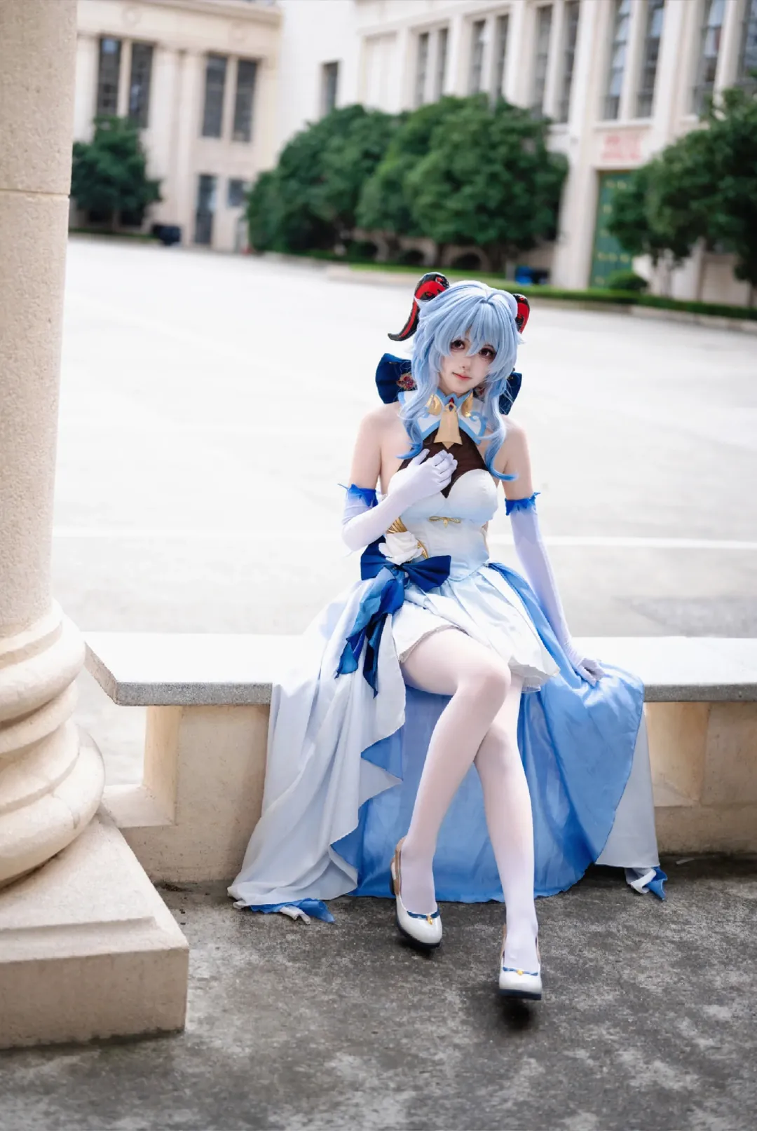【甘雨cos】原神礼服款，记录优雅与灵动的瞬间 - 第 1 张