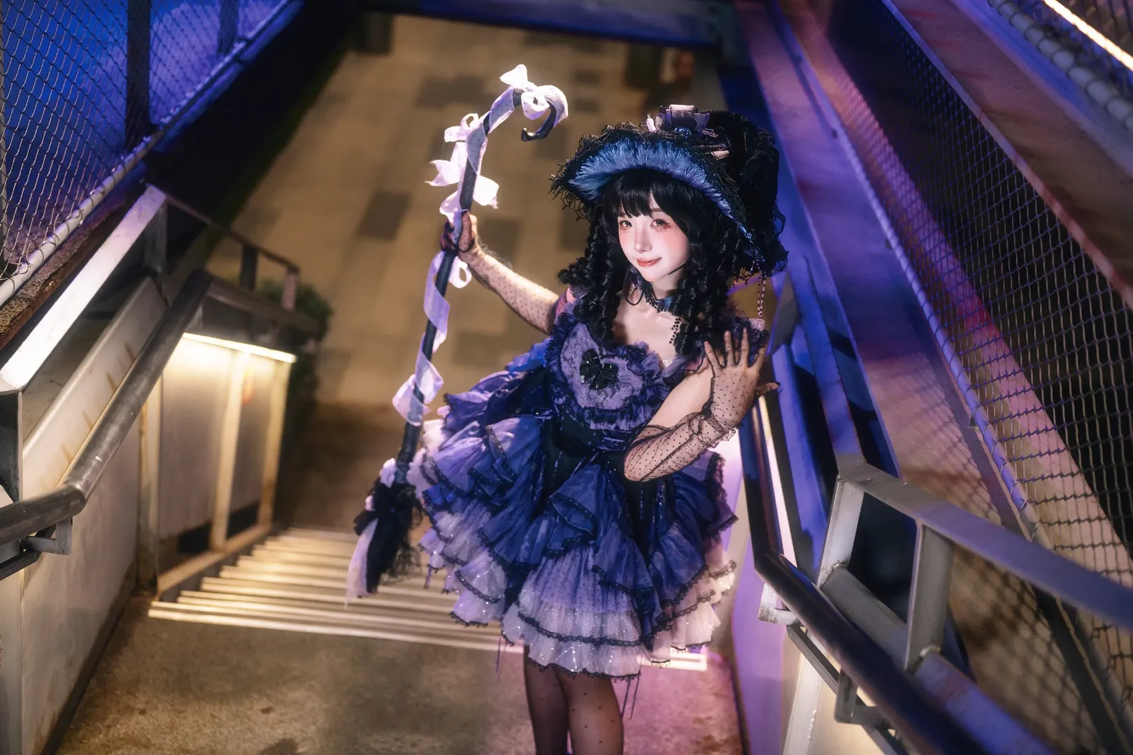 【魔女Lolita】百禧公园夜景里的魔法瞬间 - 第 3 张