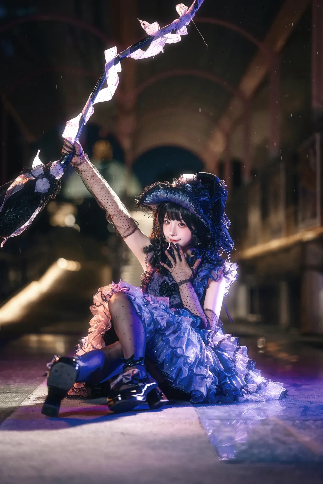【魔女Lolita】百禧公园夜景里的魔法瞬间 - 第 6 张