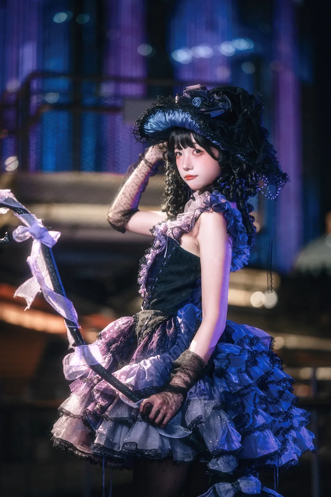 【魔女Lolita】百禧公园夜景里的魔法瞬间 - 第 7 张
