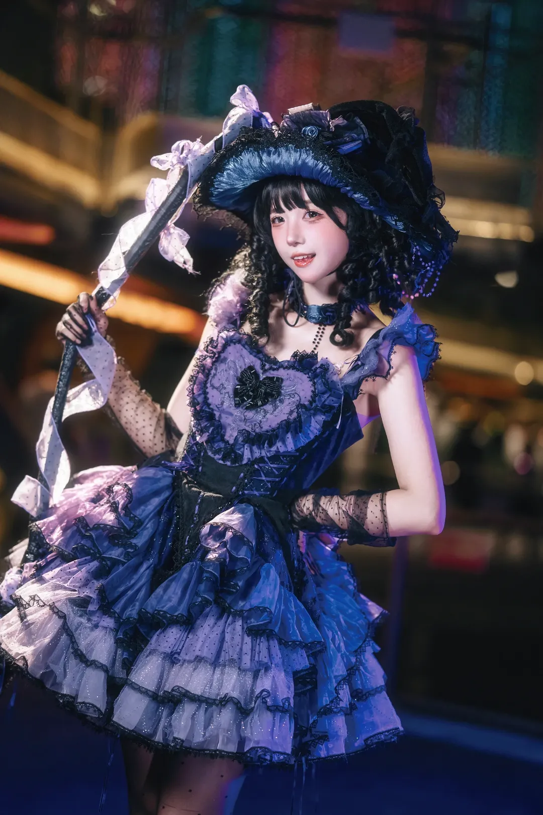 【魔女Lolita】百禧公园夜景里的魔法瞬间 - 第 9 张