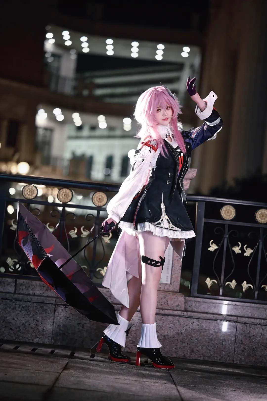 【長夜月コスプレ】『崩壊：スターレイル』の静寂なる長夜、夜景撮影の一コマ - 1 枚目