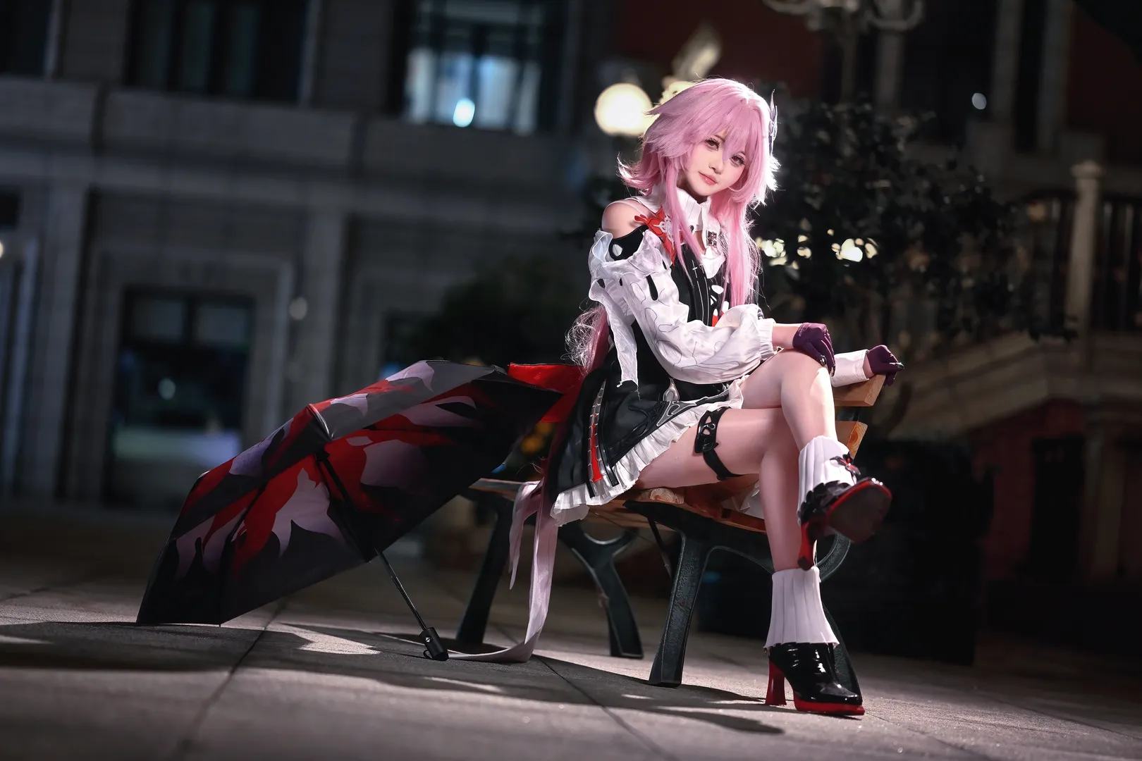 【長夜月コスプレ】『崩壊：スターレイル』の静寂なる長夜、夜景撮影の一コマ - 5 枚目