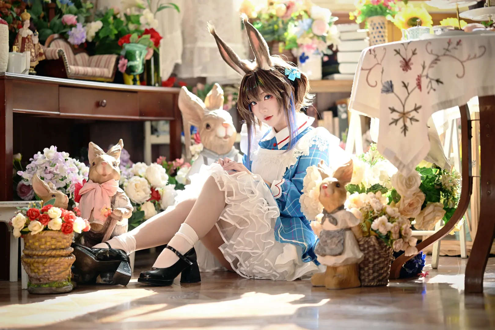 【阿米婭cos】明日方舟阿米婭生日快樂，記錄這次奶糖兔的拍攝 - 第 2 張