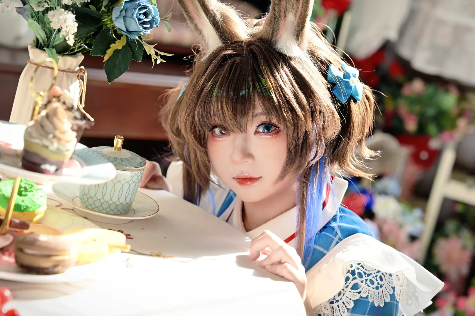 【阿米婭cos】明日方舟阿米婭生日快樂，記錄這次奶糖兔的拍攝 - 第 6 張