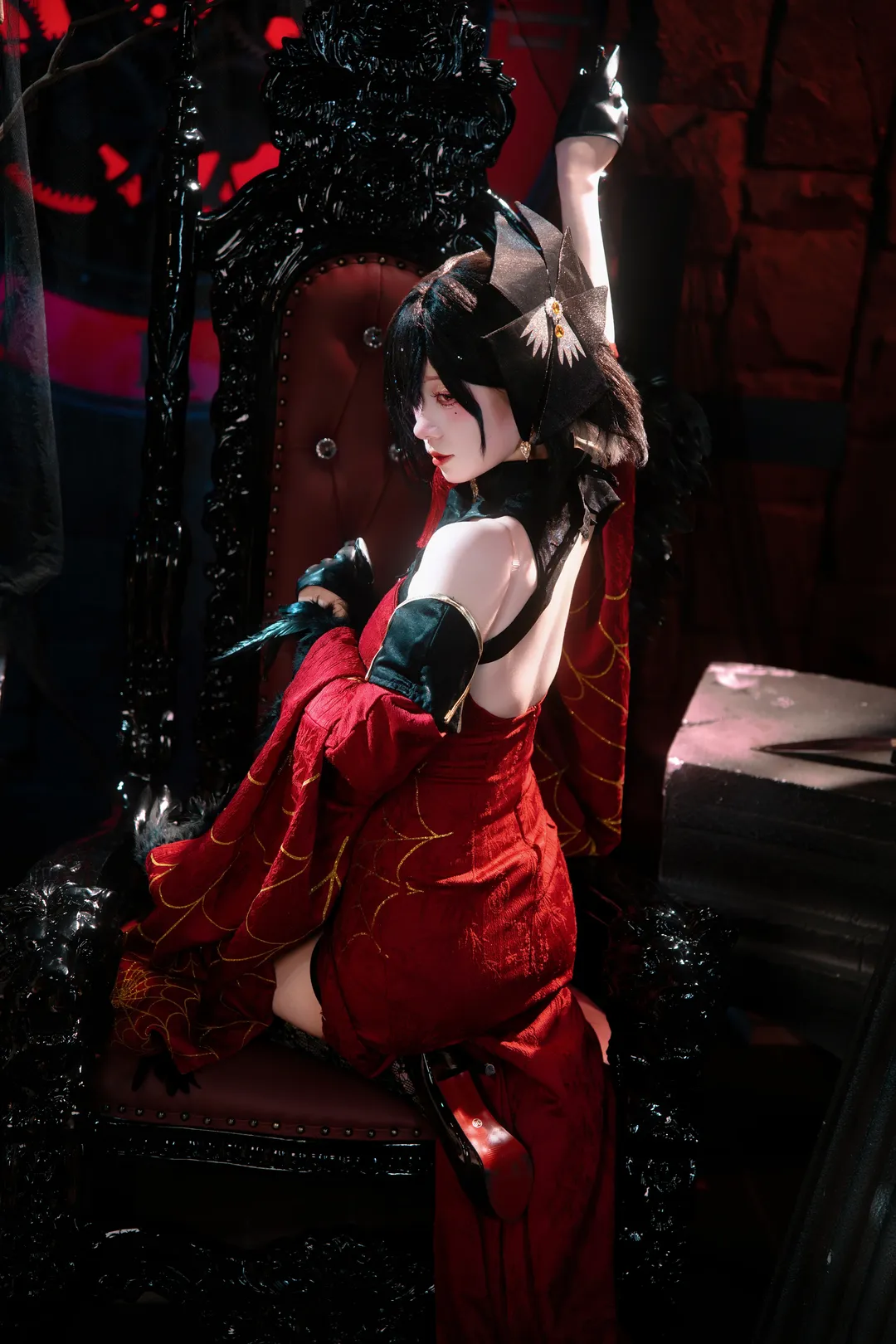 【碧蓝航线建武cos】夜幕下的哥特魅影，今夜为谁盛装