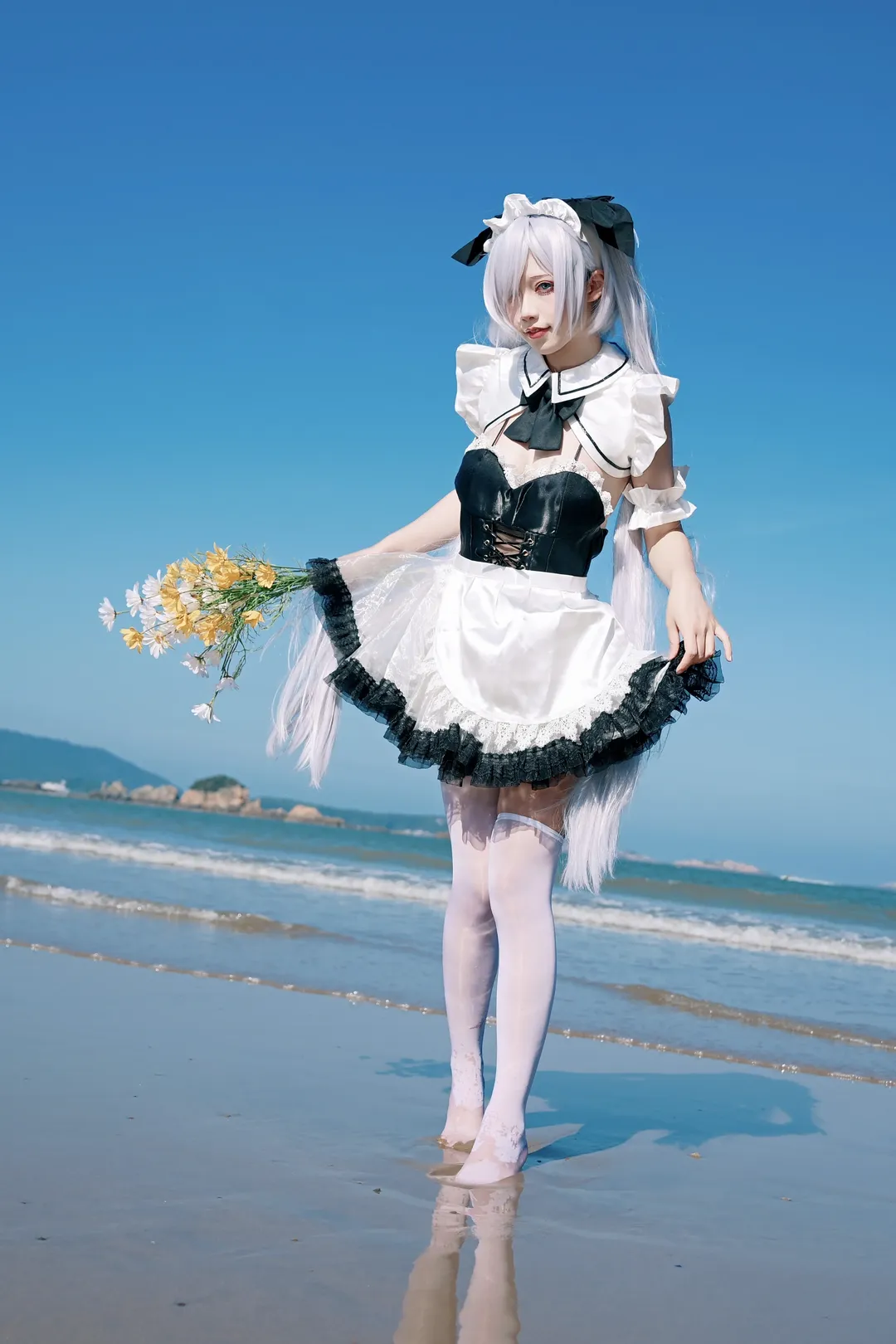 【灰姑娘cos】勝利女神：妮姬的海邊假日 - 第 2 張