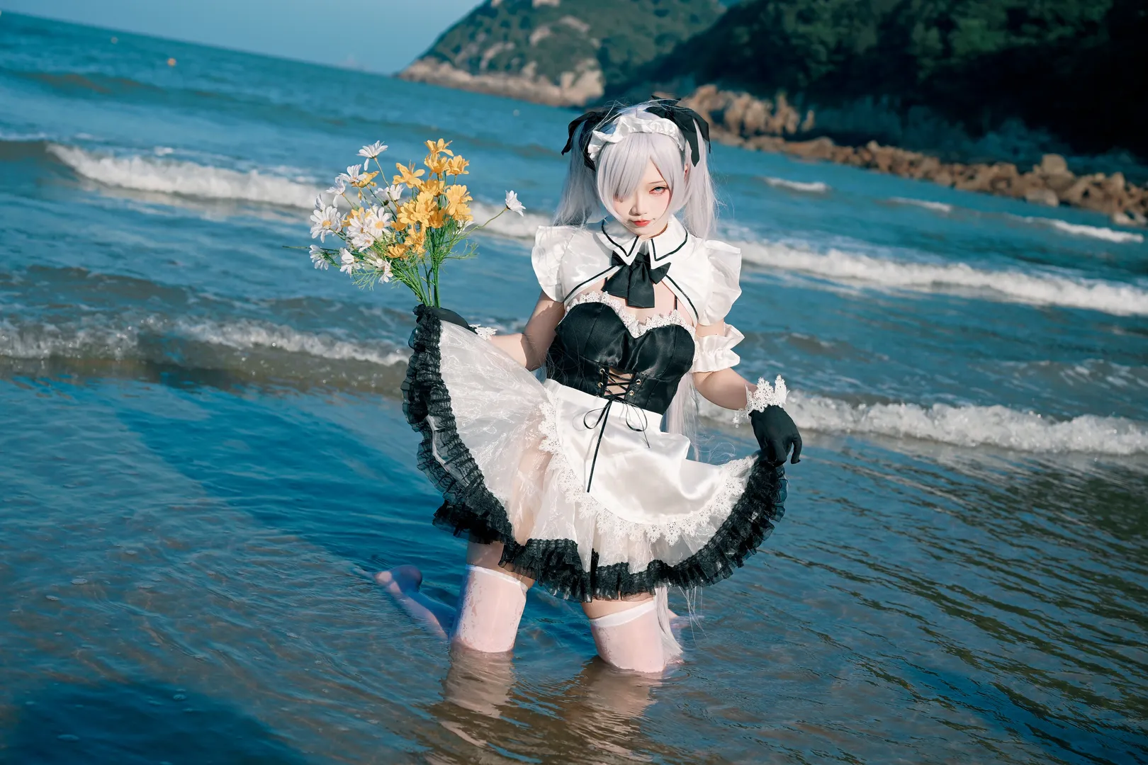 【灰姑娘cos】勝利女神：妮姬的海邊假日 - 第 4 張