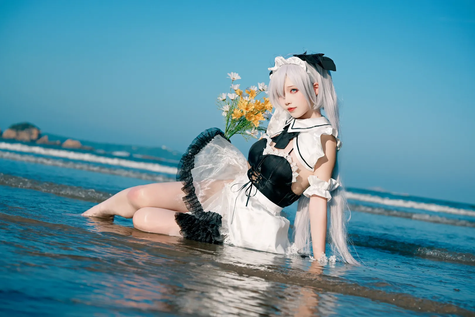 【灰姑娘cos】胜利女神：妮姬的海边假日
