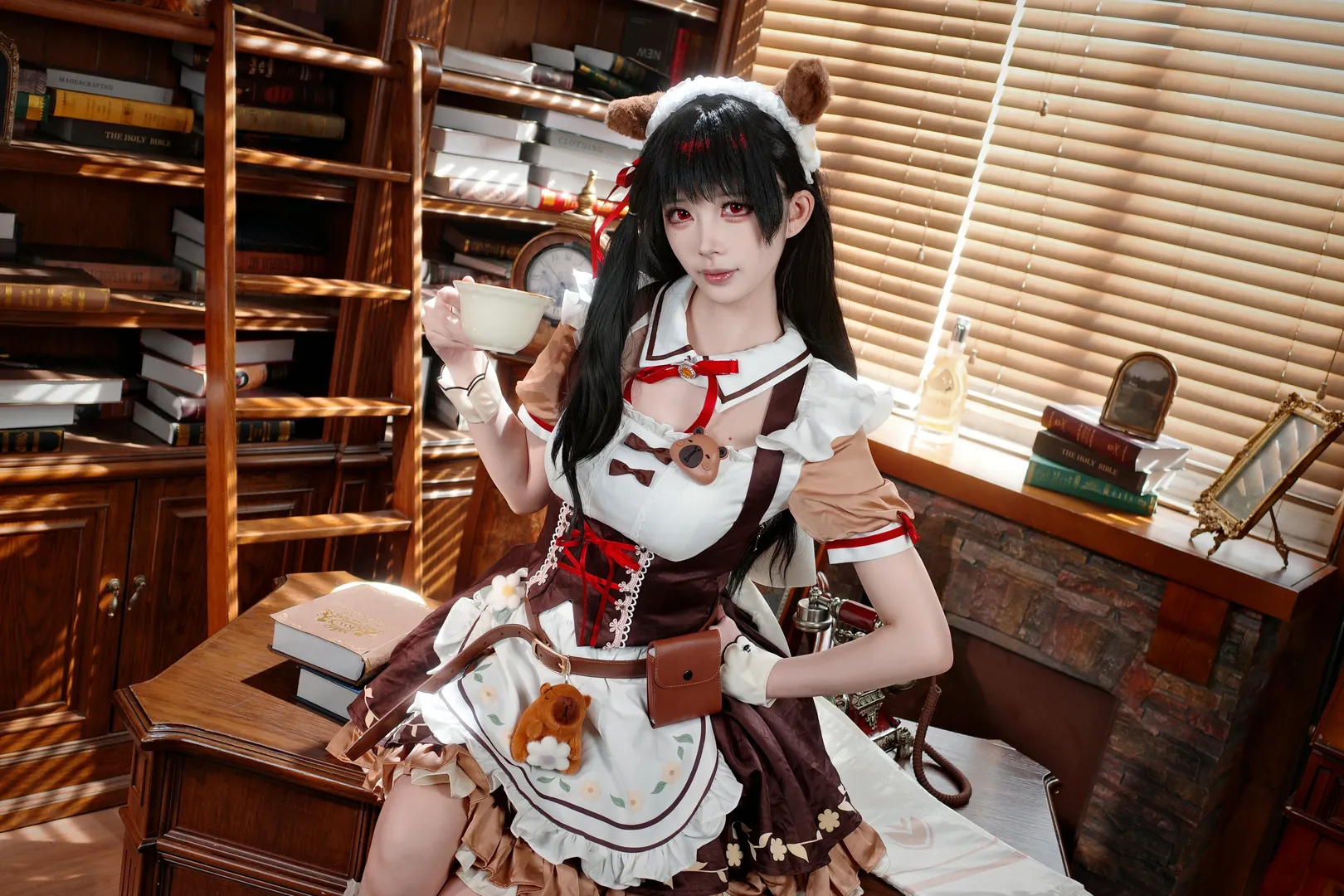 【千咲cos】鳴潮復古書房裡的女僕穿搭分享 - 第 2 張