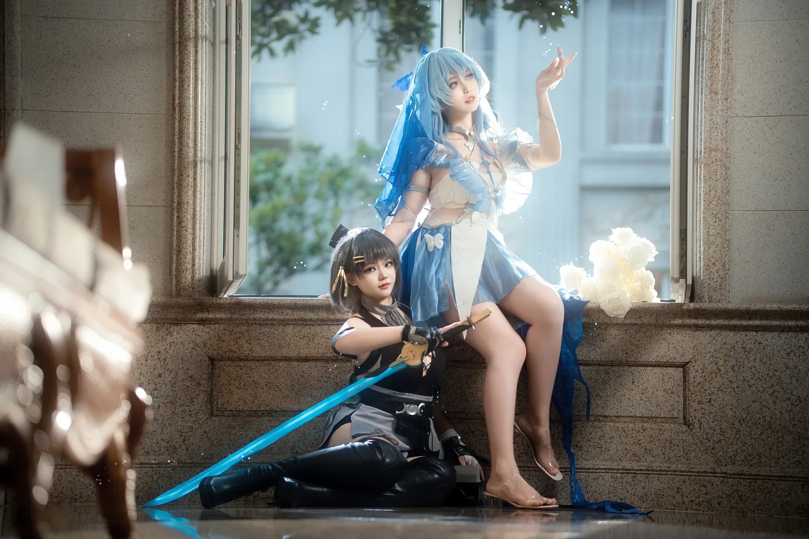 【The Shorekeeper cosplay】Under the Eaves of Wuthering Waves, Frozen in the Gentle Breeze - Image 5
