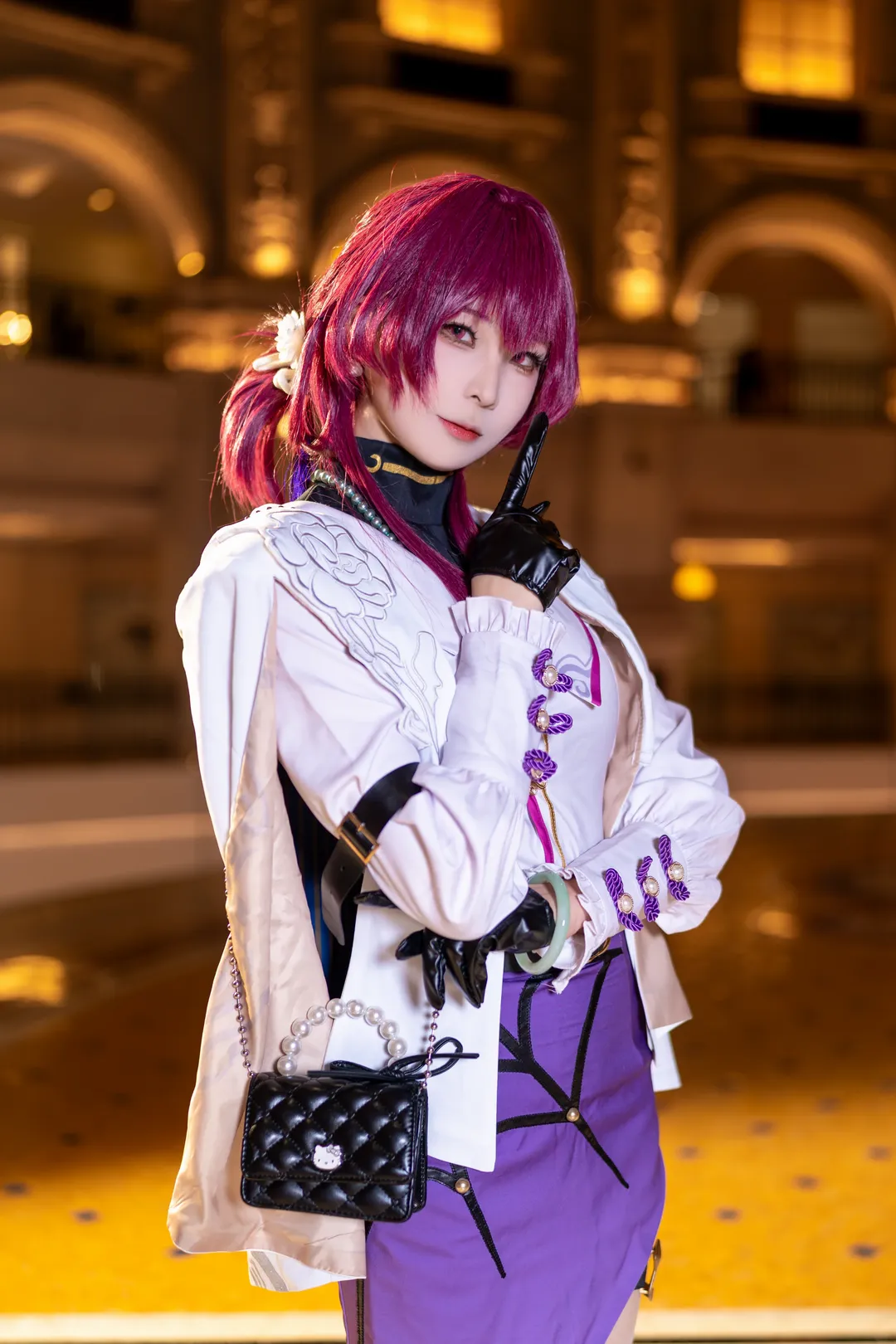 【卡芙卡cos】星穹铁道联动古茗，罗浮宫的优雅实景分享