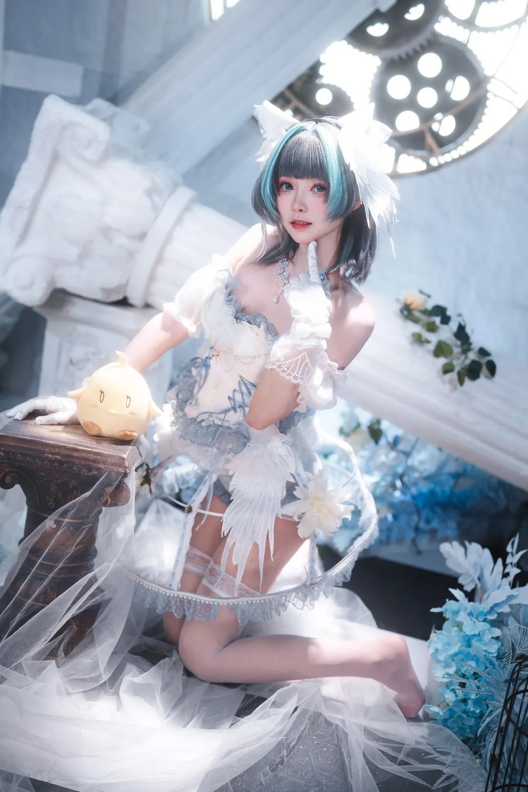 【柴郡cos】清冷感廢稿造型，鏡頭語言下的碧藍航線魅力 - 第 2 張