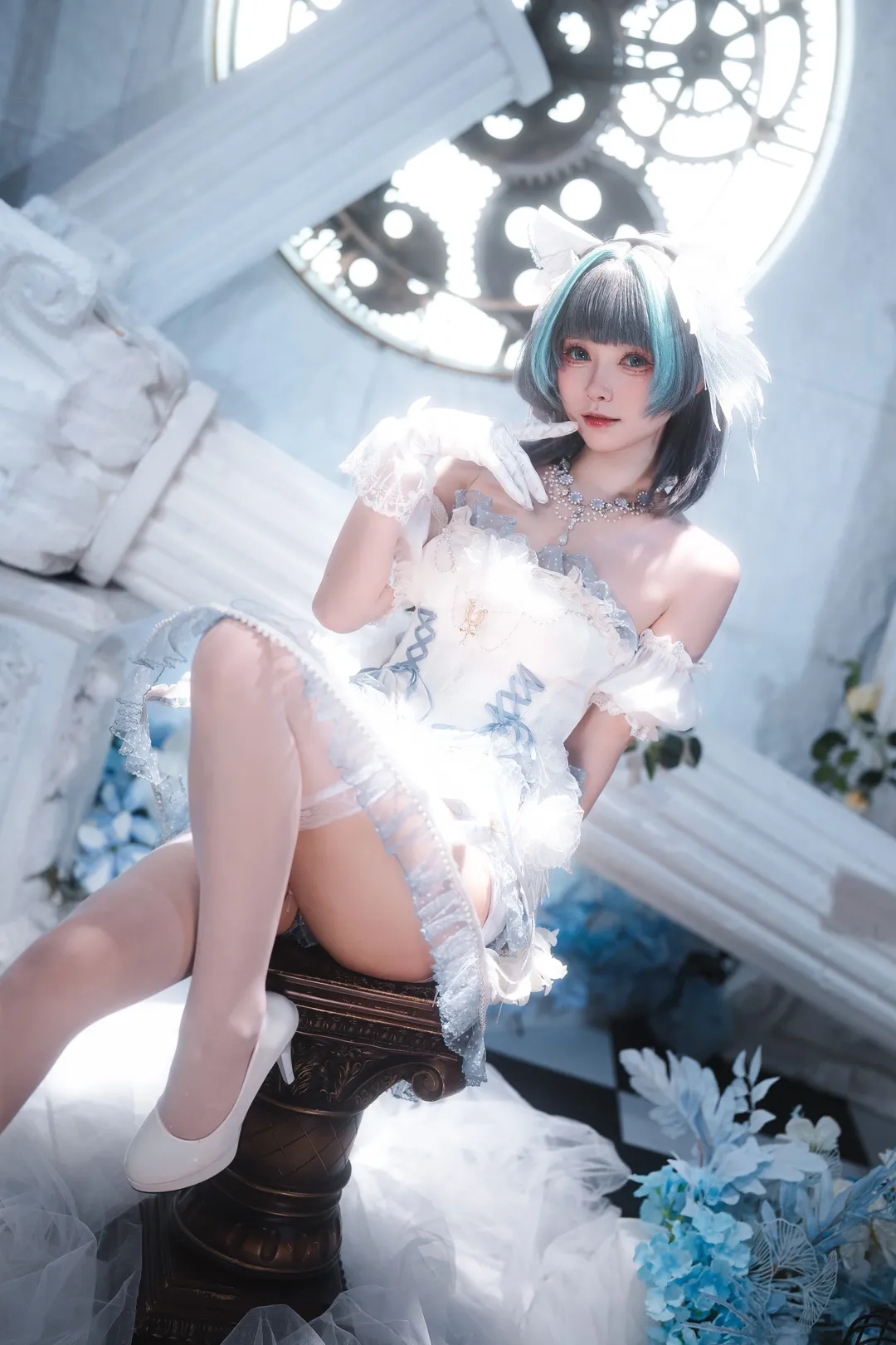 【柴郡cos】清冷感廢稿造型，鏡頭語言下的碧藍航線魅力 - 第 7 張
