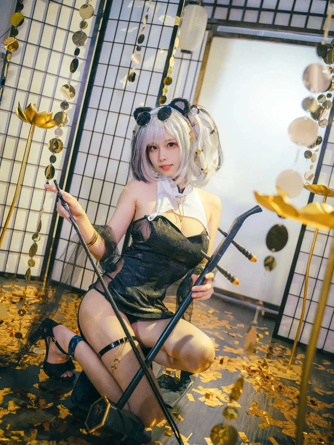 【食鐵獸cos】明日方舟食鐵獸，黑金華服拍攝記 - 第 2 張