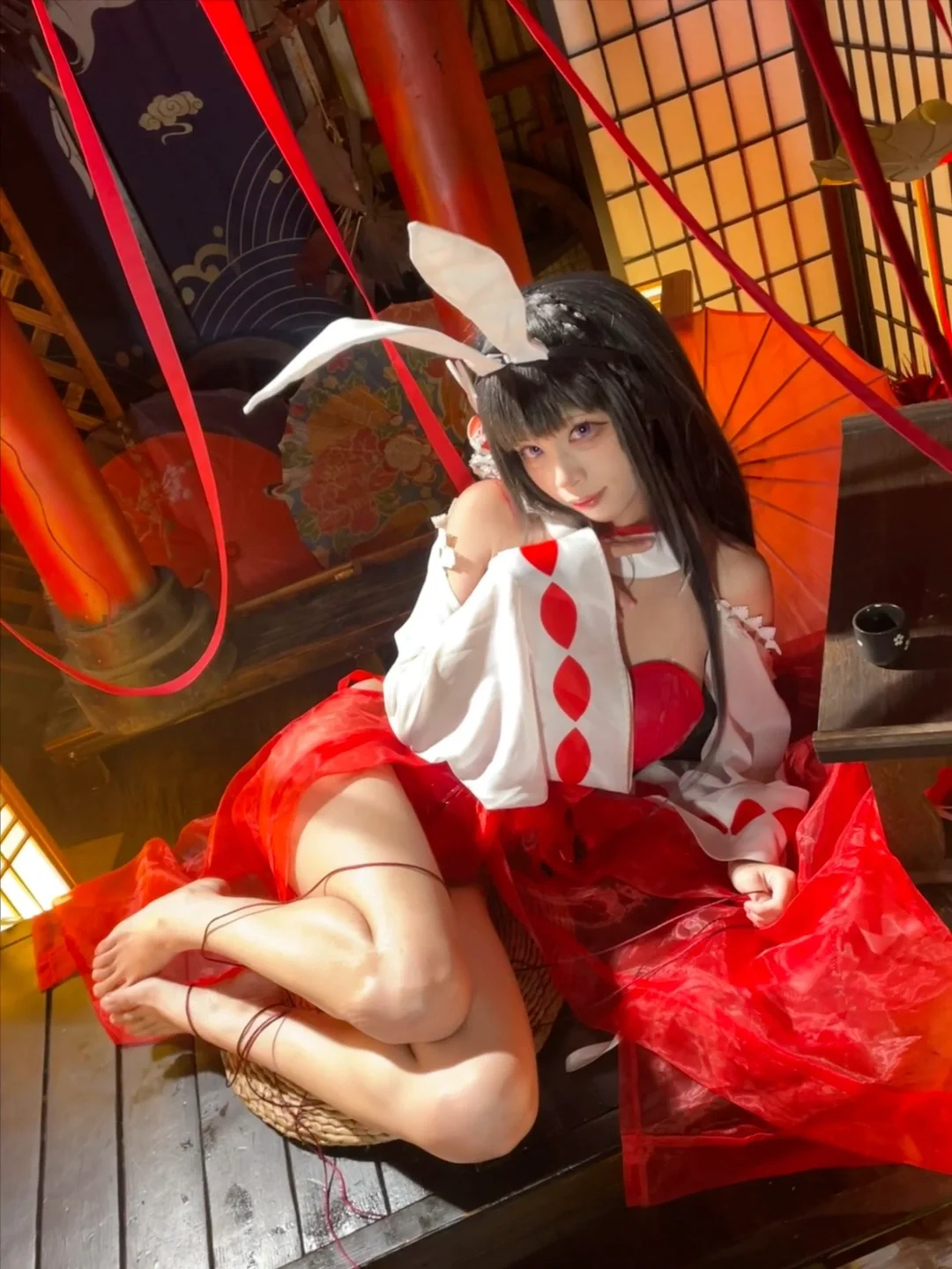 【兔女郎cos】碧蓝航线的光影定格与冬日演绎