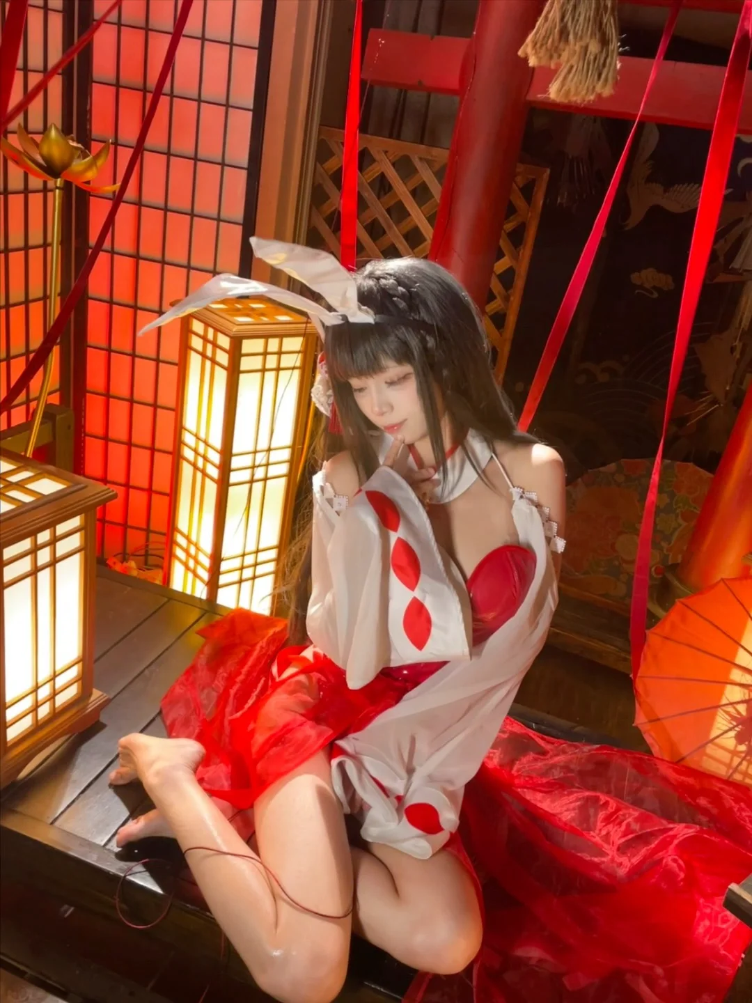 【兔女郎cos】碧蓝航线的光影定格与冬日演绎 - 第 2 张