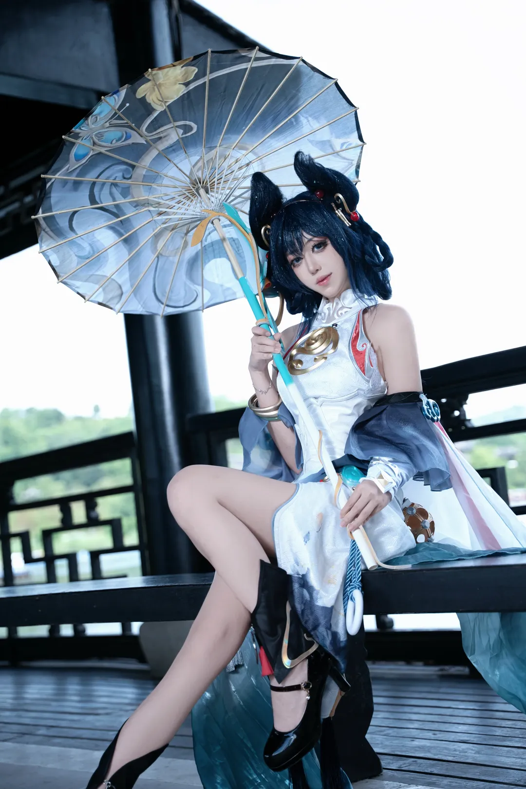 [Gongsun Li Cosplay] Honor of Kings Smoke of Partings: A Serene Traditional Chinese Style Record in the Corridor - Image 1