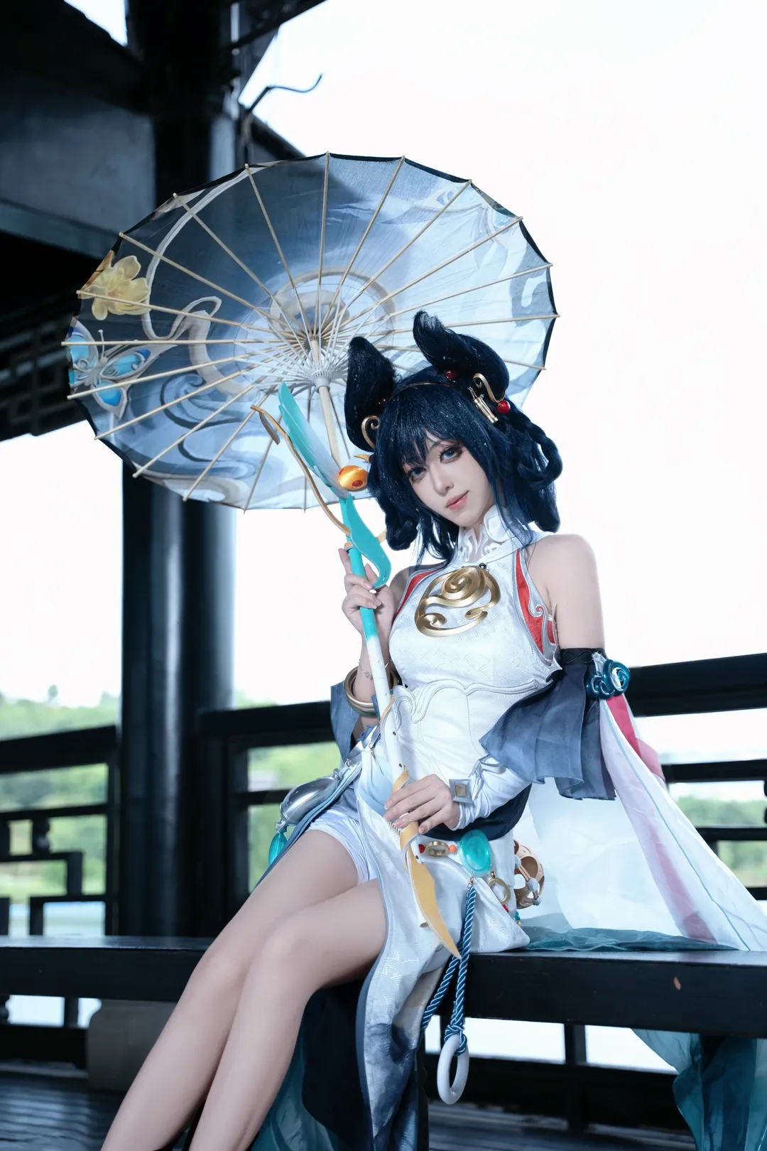 [Gongsun Li Cosplay] Honor of Kings Smoke of Partings: A Serene Traditional Chinese Style Record in the Corridor - Image 2