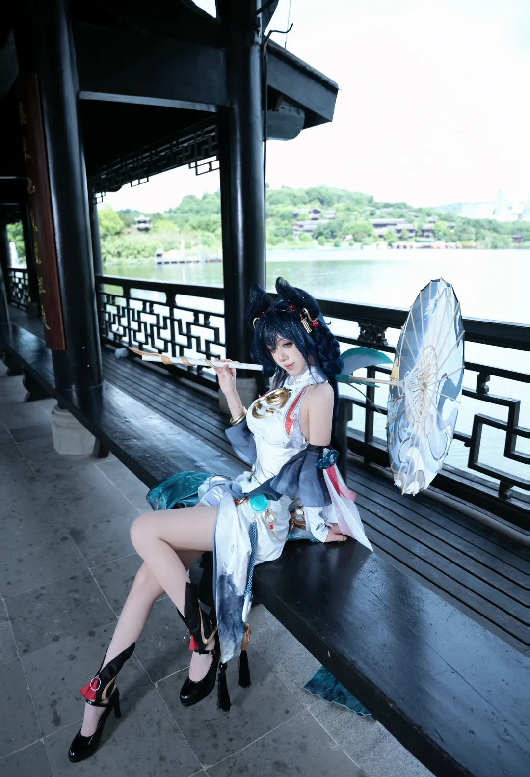 [Gongsun Li Cosplay] Honor of Kings Smoke of Partings: A Serene Traditional Chinese Style Record in the Corridor - Image 3