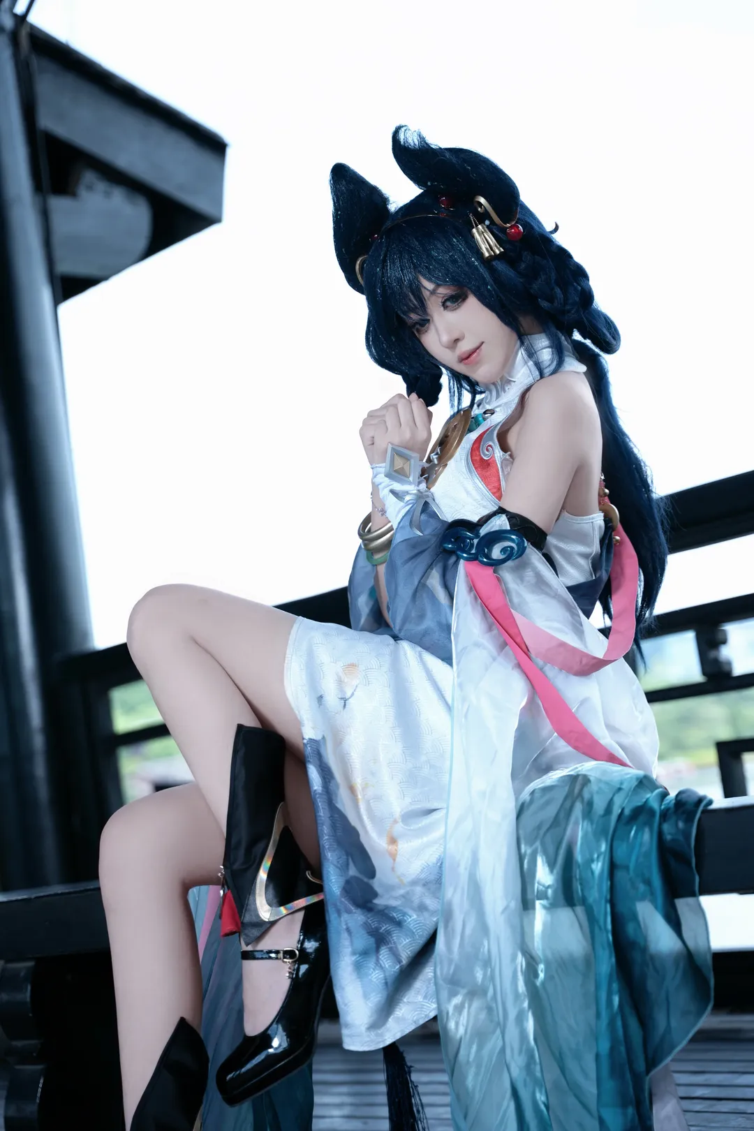 [Gongsun Li Cosplay] Honor of Kings Smoke of Partings: A Serene Traditional Chinese Style Record in the Corridor - Image 4