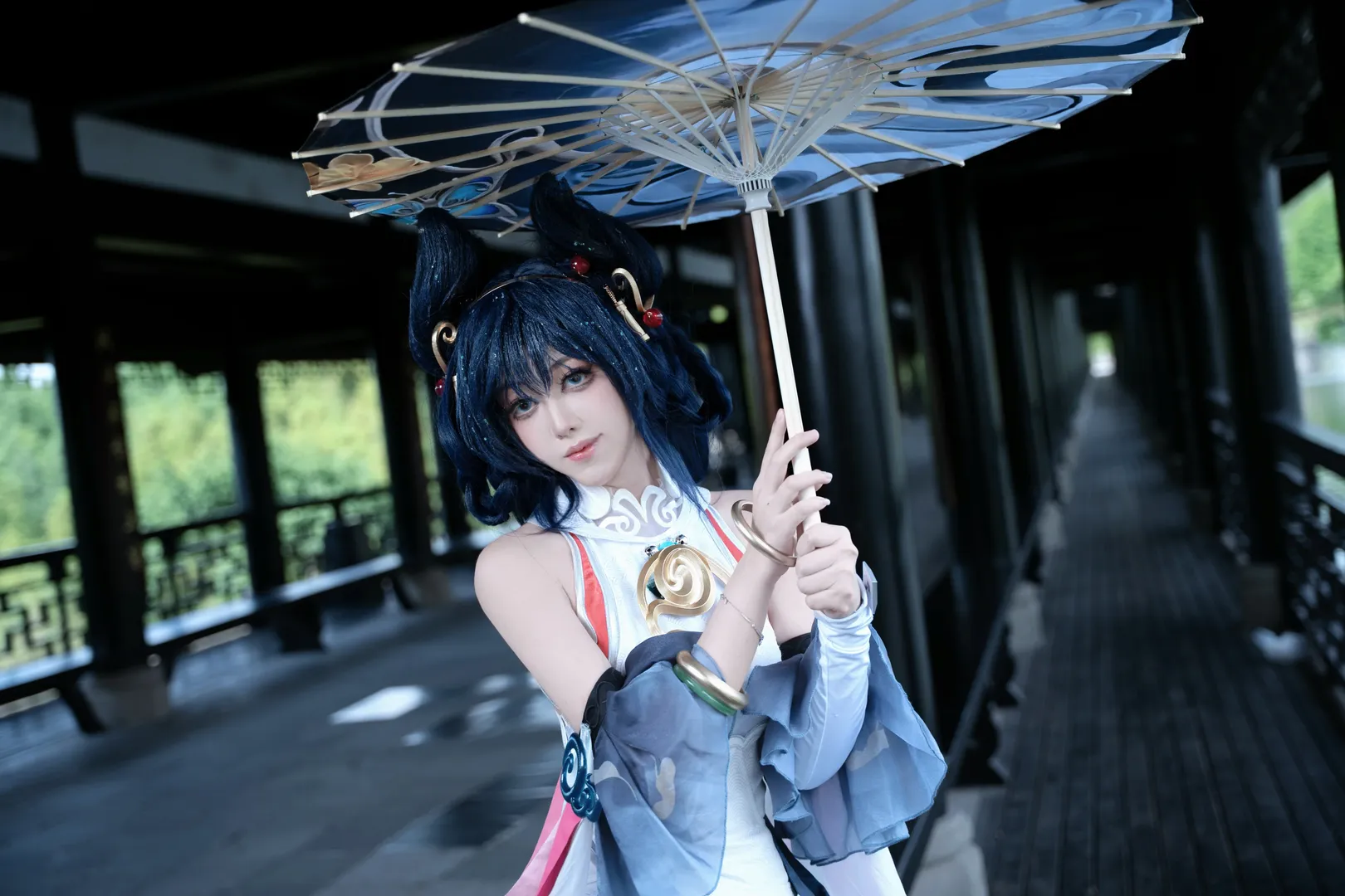 [Gongsun Li Cosplay] Honor of Kings Smoke of Partings: A Serene Traditional Chinese Style Record in the Corridor - Image 5
