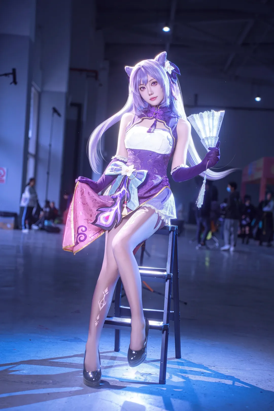 [Keqing cosplay] Everyday Life of Liyue's Yuheng: Convention Photos Record - Image 1