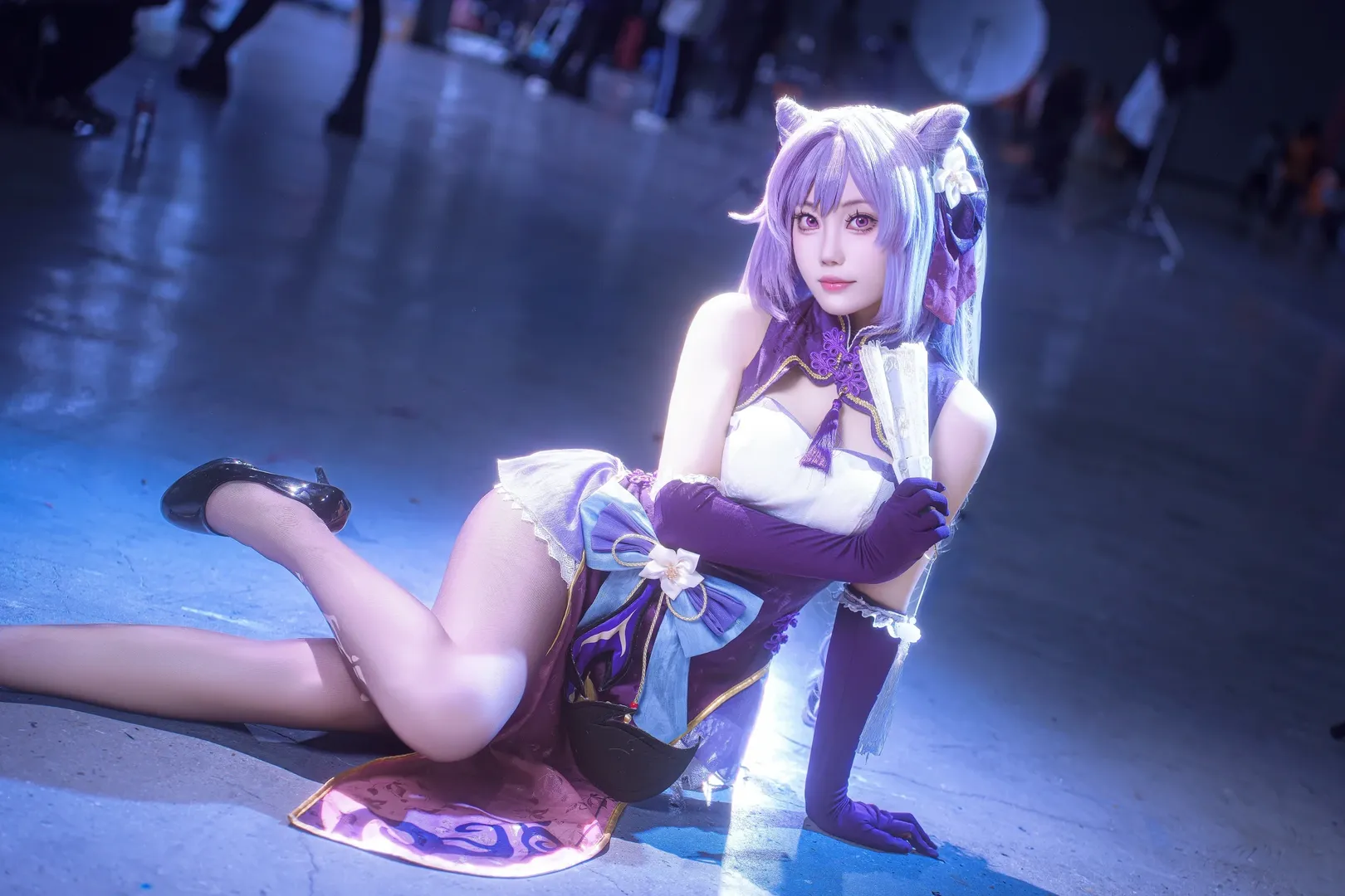 [Keqing cosplay] Everyday Life of Liyue's Yuheng: Convention Photos Record - Image 2